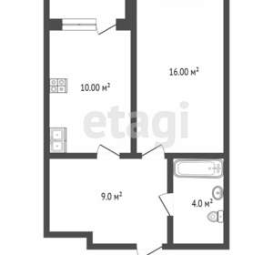 1-к квартира, вторичка, 39м2, 9/19 этаж