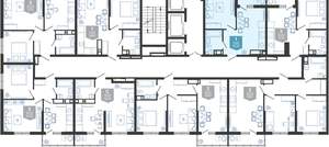 1-к квартира, вторичка, 34м2, 21/24 этаж