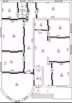 3-к квартира, вторичка, 92м2, 1/3 этаж