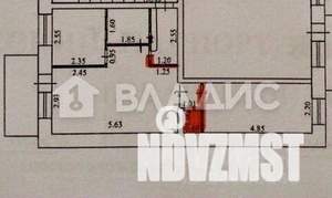 2-к квартира, вторичка, 43м2, 5/5 этаж
