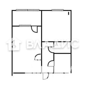 1-к квартира, вторичка, 30м2, 8/9 этаж