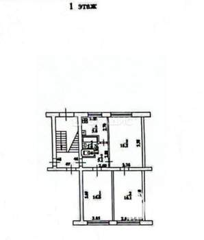 3-к квартира, вторичка, 64м2, 1/5 этаж