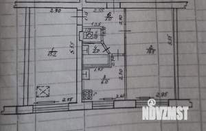 2-к квартира, вторичка, 46м2, 1/5 этаж