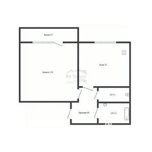 1-к квартира, вторичка, 29м2, 5/10 этаж