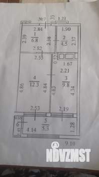 1-к квартира, вторичка, 36м2, 2/5 этаж