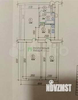 3-к квартира, вторичка, 88м2, 1/6 этаж