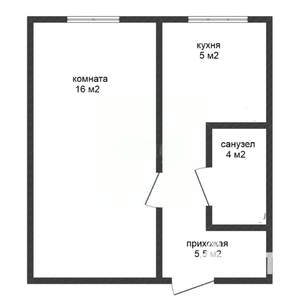 1-к квартира, вторичка, 31м2, 6/9 этаж