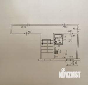 Студия квартира, вторичка, 25м2, 3/3 этаж