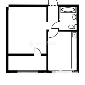 1-к квартира, вторичка, 38м2, 3/16 этаж