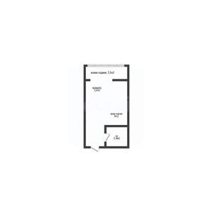 Студия квартира, вторичка, 20м2, 10/12 этаж