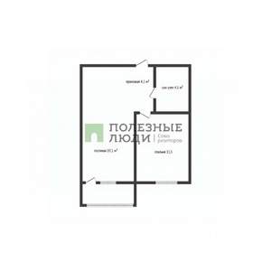 1-к квартира, сданный дом, 39м2, 18/24 этаж