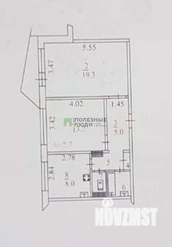 2-к квартира, вторичка, 54м2, 7/10 этаж