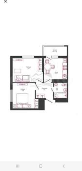 2-к квартира, вторичка, 44м2, 18/23 этаж