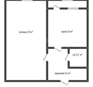 1-к квартира, вторичка, 38м2, 10/16 этаж