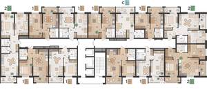 2-к квартира, вторичка, 60м2, 19/24 этаж