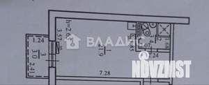Студия квартира, вторичка, 25м2, 2/3 этаж