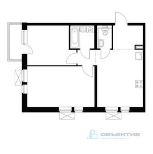 2-к квартира, вторичка, 57м2, 5/20 этаж