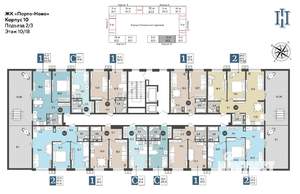 1-к квартира, строящийся дом, 37м2, 10/18 этаж