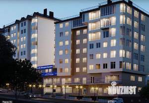 1-к квартира, сданный дом, 43м2, 2/8 этаж