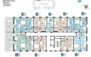 1-к квартира, строящийся дом, 37м2, 10/18 этаж