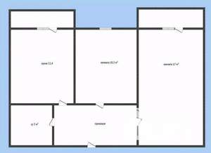 2-к квартира, вторичка, 51м2, 11/20 этаж