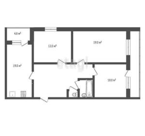 3-к квартира, вторичка, 78м2, 6/16 этаж