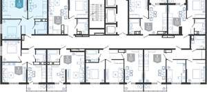 2-к квартира, вторичка, 48м2, 22/24 этаж