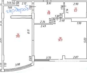 2-к квартира, вторичка, 82м2, 3/8 этаж