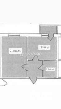 1-к квартира, вторичка, 38м2, 2/3 этаж