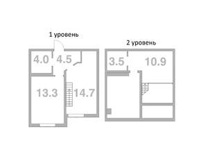 1-к квартира, вторичка, 51м2, 8/8 этаж