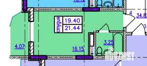 Студия квартира, вторичка, 23м2, 3/5 этаж