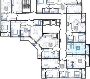 Студия квартира, вторичка, 23м2, 17/24 этаж