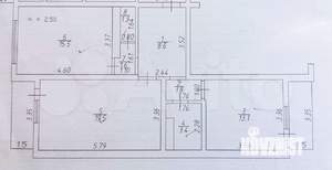 Студия квартира, вторичка, 65м2, 1/16 этаж