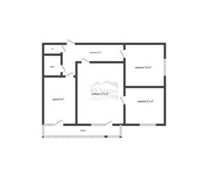 3-к квартира, вторичка, 55м2, 9/9 этаж