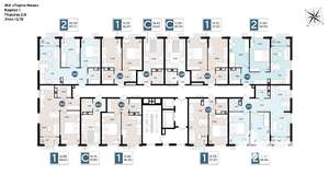 1-к квартира, строящийся дом, 37м2, 13/18 этаж