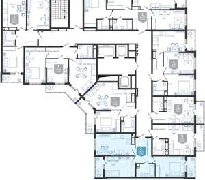 2-к квартира, вторичка, 60м2, 24/24 этаж