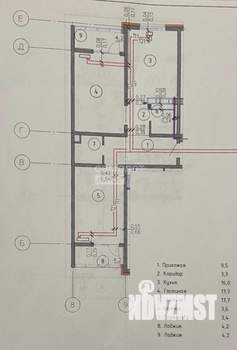 2-к квартира, вторичка, 71м2, 2/17 этаж