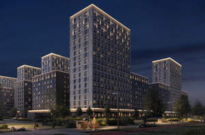 3-к квартира, строящийся дом, 70м2, 7/18 этаж