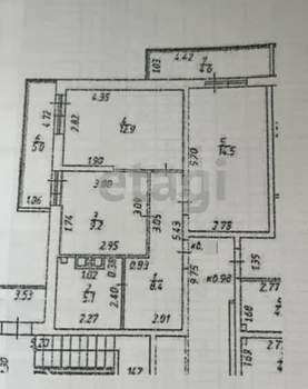 2-к квартира, вторичка, 50м2, 9/20 этаж