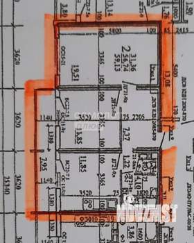 2-к квартира, вторичка, 59м2, 8/16 этаж