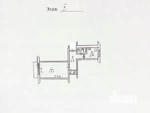 1-к квартира, вторичка, 33м2, 5/5 этаж