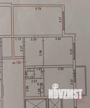2-к квартира, вторичка, 60м2, 5/16 этаж