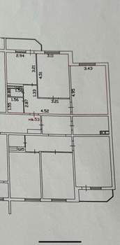 2-к квартира, вторичка, 53м2, 9/15 этаж