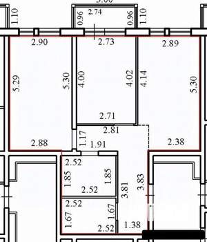 2-к квартира, вторичка, 58м2, 19/24 этаж