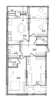 3-к квартира, вторичка, 87м2, 1/9 этаж