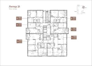 3-к квартира, вторичка, 110м2, 18/18 этаж