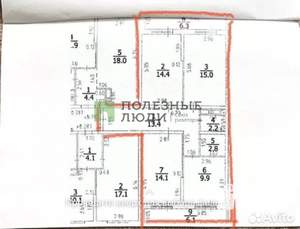 3-к квартира, вторичка, 73м2, 15/20 этаж