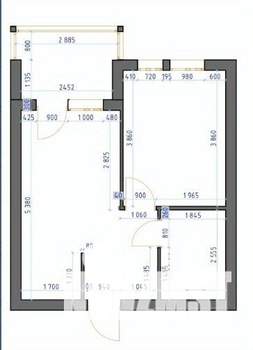 1-к квартира, вторичка, 35м2, 8/15 этаж