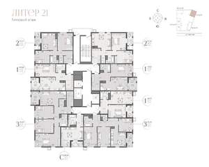 3-к квартира, вторичка, 92м2, 14/18 этаж