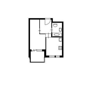 1-к квартира, вторичка, 35м2, 5/20 этаж